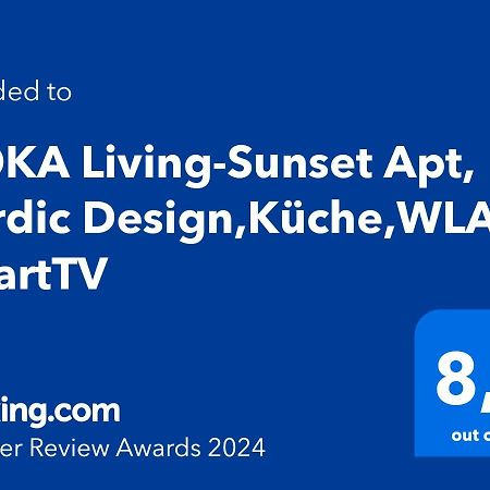 Moka Living-Sunset Apt, Nordic Design,Kueche,Wlan, Smarttv Magdeburgo Exterior foto
