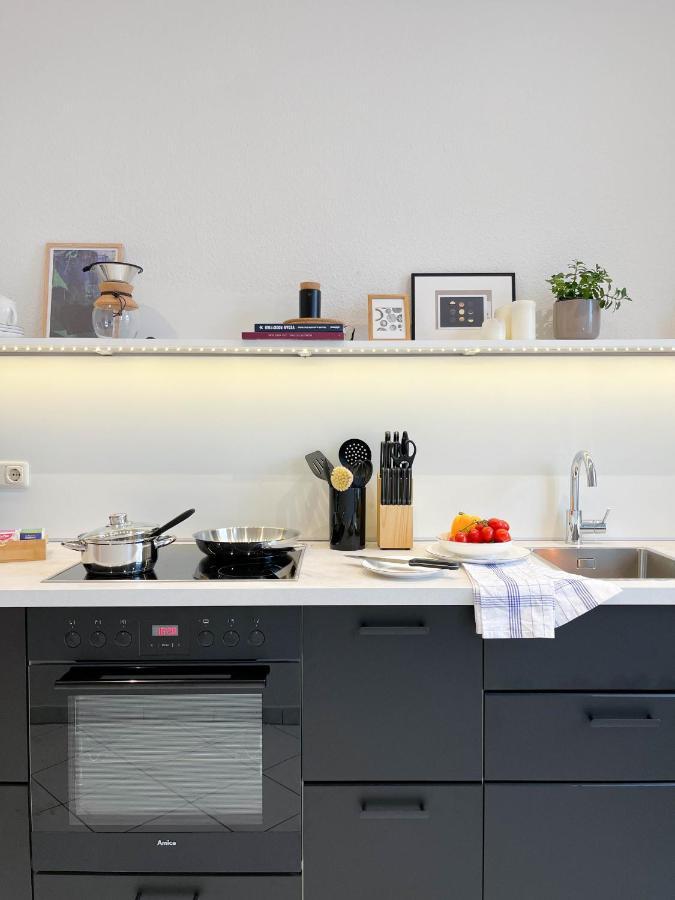 Moka Living-Sunset Apt, Nordic Design,Kueche,Wlan, Smarttv Magdeburgo Exterior foto