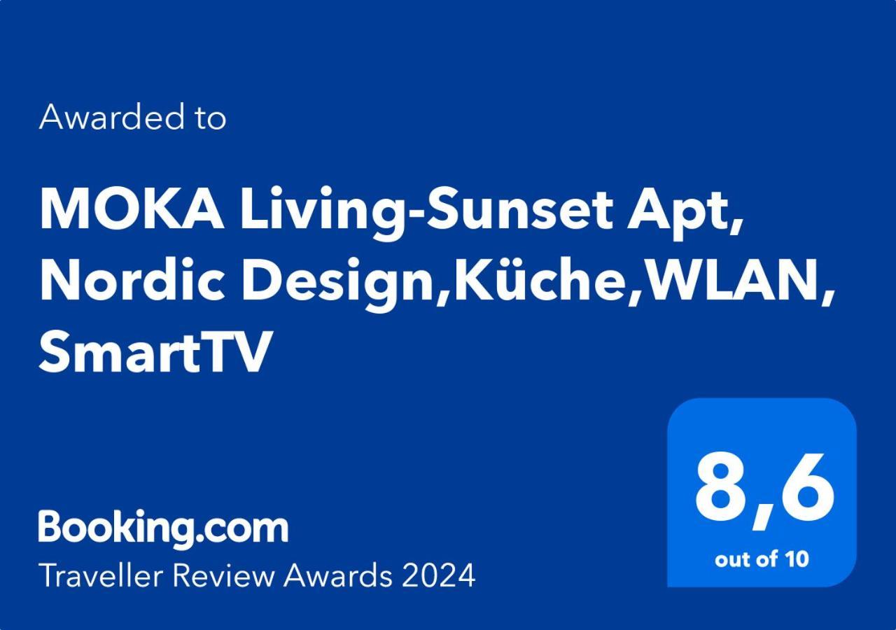 Moka Living-Sunset Apt, Nordic Design,Kueche,Wlan, Smarttv Magdeburgo Exterior foto